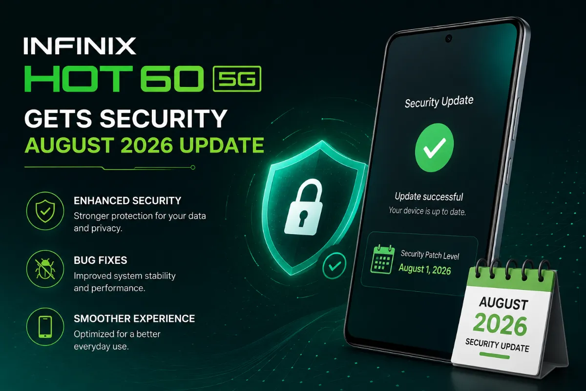 Infinix HOT 60i Gets First August 2026 Update With Android 15 Security and Performance Improvements